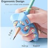 YZEASYPINK 6PCS Pencil Grips for Kids Handwriting 5 Fingers Toddlers