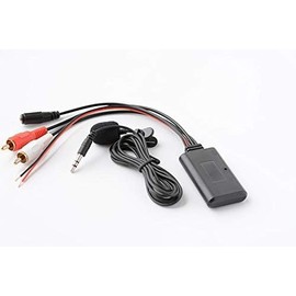 2X Car 12V Aux Bluetooth 5.0 Adapter Module Music Receiver Car kit with 2 RCA Input Aux Audio for Car Radio Stereo Speaker
