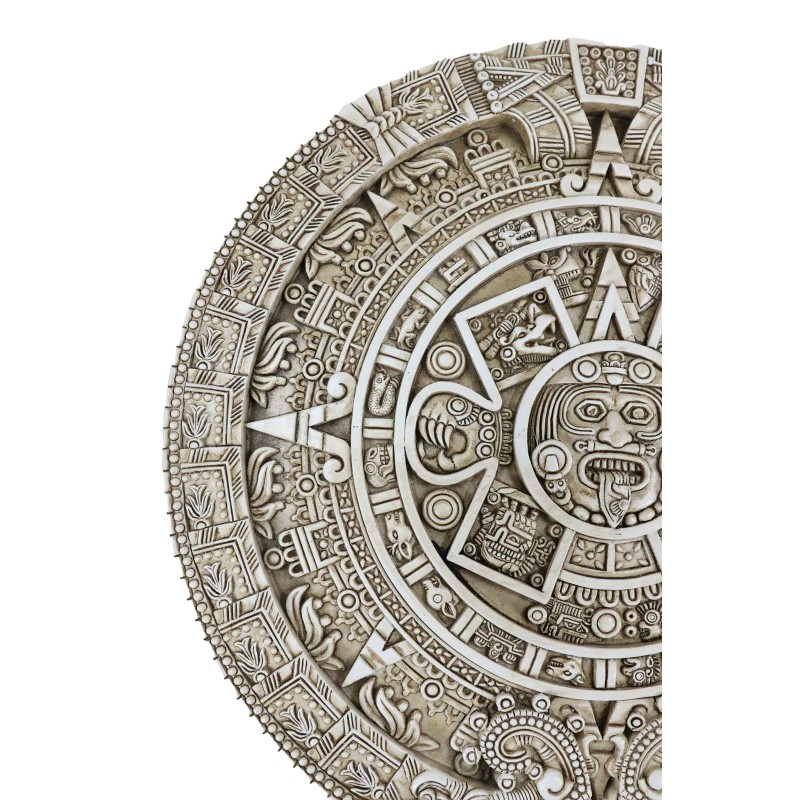 Aztec Maya Solar Sun Xiuhpohualli & Tonalpohualli Wall Calendar Plaque
