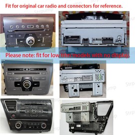 Strpump 16pin Car Radio Stereo Power Retrofit Harness Cable Wire for Honda CRV Civic 2012 13 14 15 with Radio Antenna Adapter
