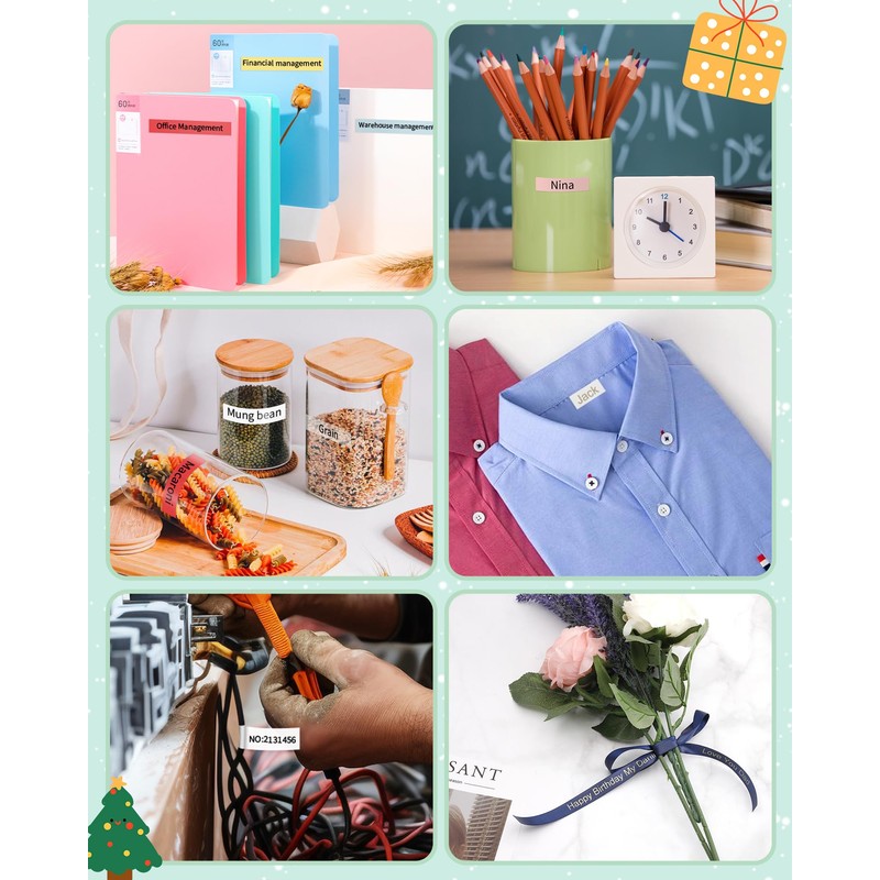 Goknu Tape Replacement for Brother P Touch M Tape MK221