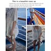 shermie Swimsuit Cover Ups for Women Short Sleeve V Neck