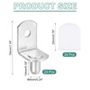 sourcing map 24Pcs Shelf Support Pegs, 6mm L-Shaped Bracket Style
