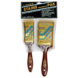 Linzer A-1525 Stain Brush Set, 2 Pieces