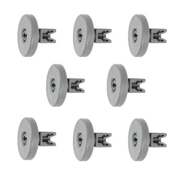 8X Dishwasher Lower Basket Wheel Compatible with Zanussi 50269757006 50286965004