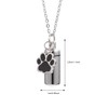 Totority Pet Urns Keychain, Dog Urns for Ashes Memorial Hanging
