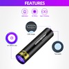 DARKBEAM Flashlight UV Black Light 395 NM, Mini but Powerful