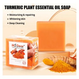 Jabón De Aceite Esencial Limpiador De Baño, 100 G, Turmeric