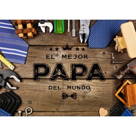 LTLYH 7x5ft Happy Father's Day Photography Backdrop Te Amo Papá Backdrop Feliz Dia Del Padre Spanish Backdrop I Love You Dad Happy Fathers Day Party Decor Banner Backdrops 267