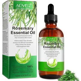 Aceite Esencial Romero 100% Puro Cabello Barba Cejas 120 Ml Romero
