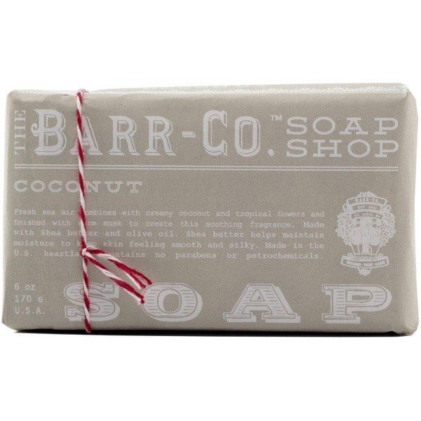 Barr-Co Coconut Triple Milled Soap - 6 Ounces
