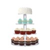 Cupcake Stand Multi Round Tiers Transparent Acrylic High Stability Cupcake