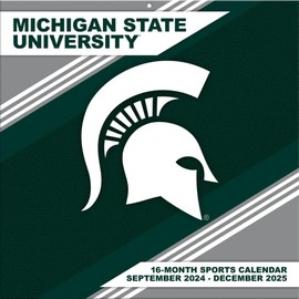 TURNER SPORTS Michigan State Spartans 2025 12x12 Team Wall Calendar (25998011831)