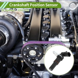 HOPESPANNER No.23527339 Crankshaft Position Sensor for Detroit Diesel Series 60 Sturdy Black Engine Crank CKP Sensor Metal Plastic 1 Pc