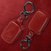Tukellen for Lexus Key Fob Cover Leather with Keychain Compatible