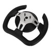 277mm Racing Steering Wheel with 135mm Adapter Black PU Universal