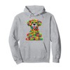 Fruit Loops Cat Fun Pullover Hoodie, gray
