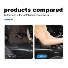 KUNGKIC for MT Toyota GR86 Subaru BRZ 2022 2023 2024 2025 Soft Armrest Pillow Auto Center Console Cushion Pad Automotive Interior Accessories 9002 Color Italian Suede