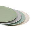 KitchenCraft Colourworks Plastic Dinner Plates, Classics Colours, Set of 4