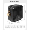 LETGO Small Clear Makeup Bags for Purse-Mini Clear Toiletry Bag,Travel