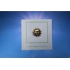 Jim Clift Design Sun Face Gold Lapel Pin - 1