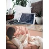 FABRICS-CITY White / Grey Flokati Teddy Fur Fabric 50 x