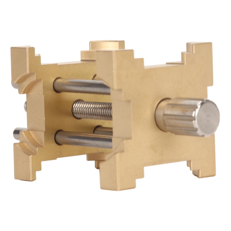Watch Movement Holder Fixed Base Adjustable 4 Sided Watchmaker Clamp