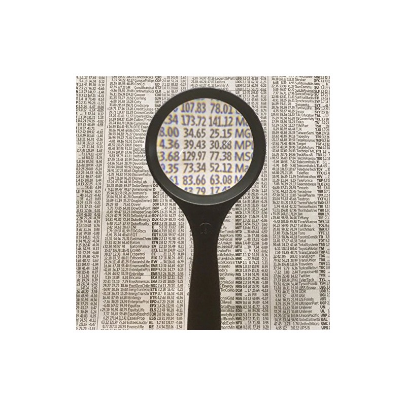 Professional Quality 5X Aspheric Lens Magnifier with Case Made in