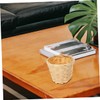 Mipcase 6pcs Handheld Bamboo Basket Miniature Woven Sundries Organizer for