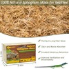 ZeeDix 2.2LBS Sphagnum Moss for Reptiles, 50QT Premium Dried Moss