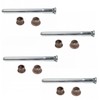 TRQ Front Rear Door Hinge Pin Bushing Repair Kit LH