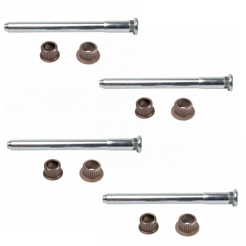 TRQ Front Rear Door Hinge Pin Bushing Repair Kit LH