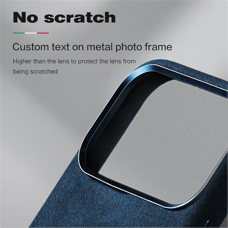 AKANTRA Italy Alcantara Case for iPhone17 Series,Handmade Fully-Wrapped Synthetic Suede