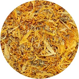Calendula Flower Treat (1 oz.) - Healthy Natural Dried Flower Herbivore Treat - Chinchillas, Guinea Pigs, Rabbits, Prairie Dogs, Degus, Hamsters, Rats, Squirrels, Sugar Gliders & Other Small Pets