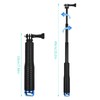 Waterproof Extendable Selfie Stick, Pole Handgrip Monopod, 19-49cm Telescopic Pole