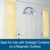 Kenney Magnetic Curtain Rod for Metal Doors/Metal Surfaces, No Drill