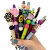 Ballpoint Mystery Pens black ink silicone beads:_Mental Health