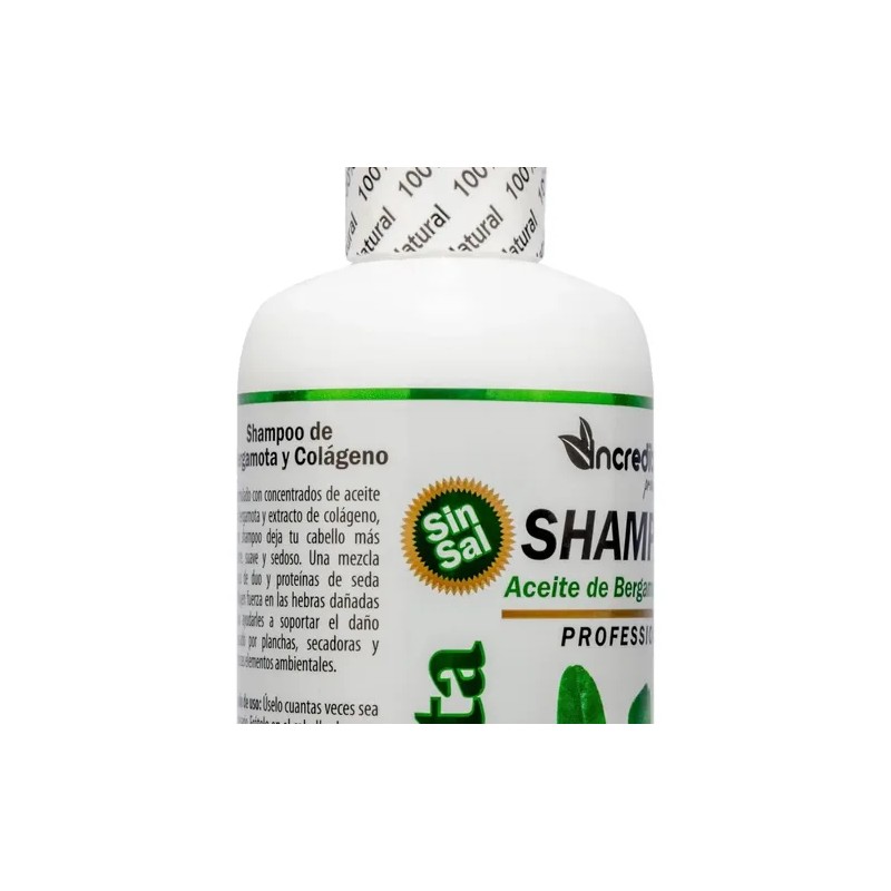 Shampoo Bergamota Colageno Brillo Nutricion Shampo Profesi
