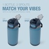 ZULU Powerfill Pro 18oz Kids Stainless Steel Water Bottle with