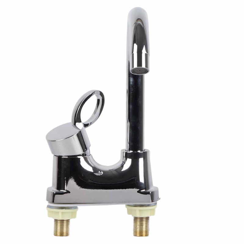 G1/2 Bathroom Basin Faucet Hot and Cold Water Mixer Dual‑Hole
