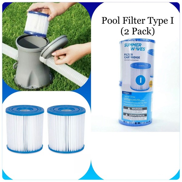 Pool Filter Type I Summer Waves- 2 Pack - BOGO 55% OFF