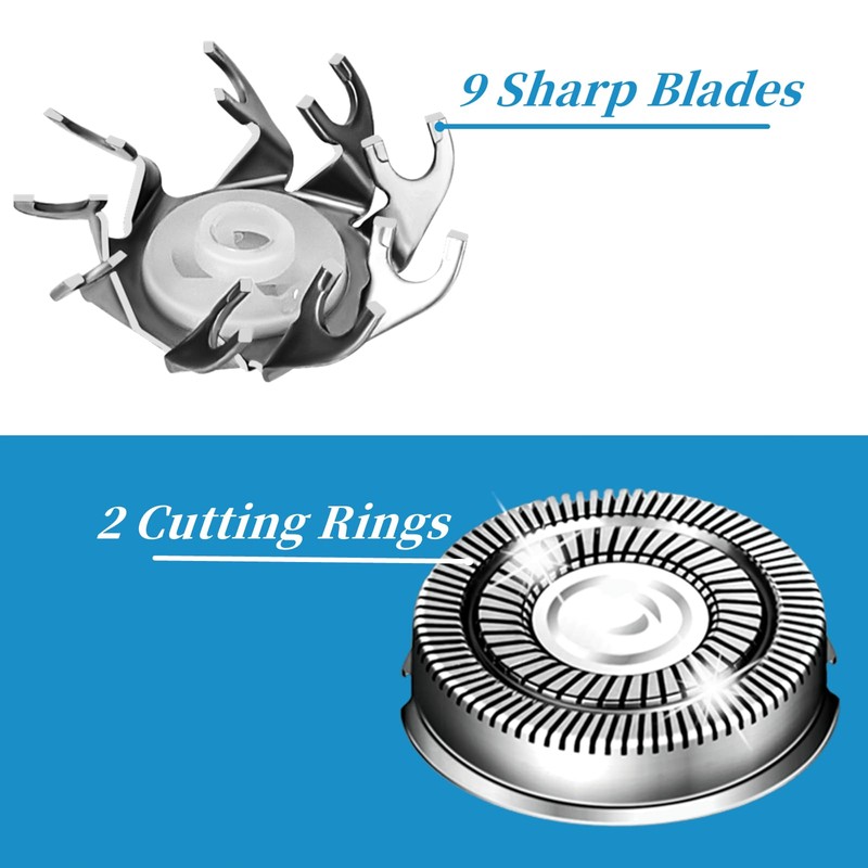 Shaver Head Replacement Blade for Skull Shaver Pitbull Gold Silver