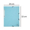 Exacompta - Ref 55528E - Pack of 5 Elastic folders