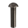 3/8" Dia X 1-1/4" Length Round Head Solid Steel Rivet,