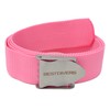BEST DIVERS Men's Belt Fuchsia Buckle Stainless Steel Diving Belt