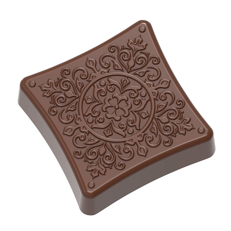 Chocolate World CW1993 Chesterfield-Cushion-Bonbonniere Polycarbonate Candy Mold with 1 Cavity
