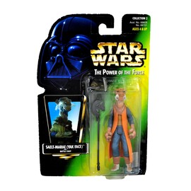 STAR WARS POTF2 saelt – Marae (yak Face) Green Carded Hologram Variant