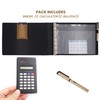 Office Werks Executive Check Binder with Calculator & Pen Included