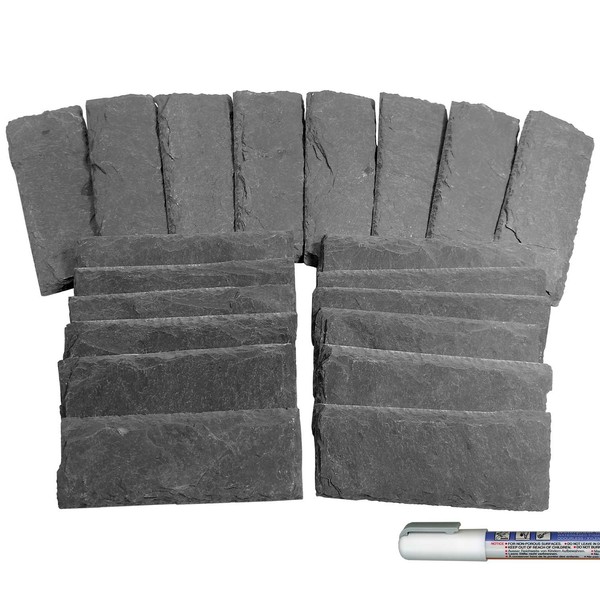 Cohas Slate Wedding and Event Place Cards Includes Liquid Chalk