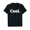 Cool on a Design Men's Unisex-Adults Black T-Shirt